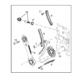 Kit distributie lant simplex Opel Vectra C Y22DTR original GM